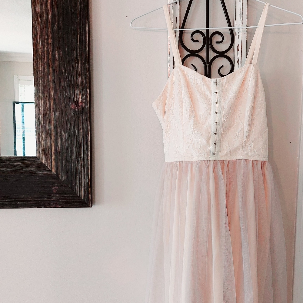 Spaghetti strapped dress